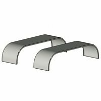 FULL FENDERS, PAIR DIAMOND PLATE, FOR SEMI/TRUCK