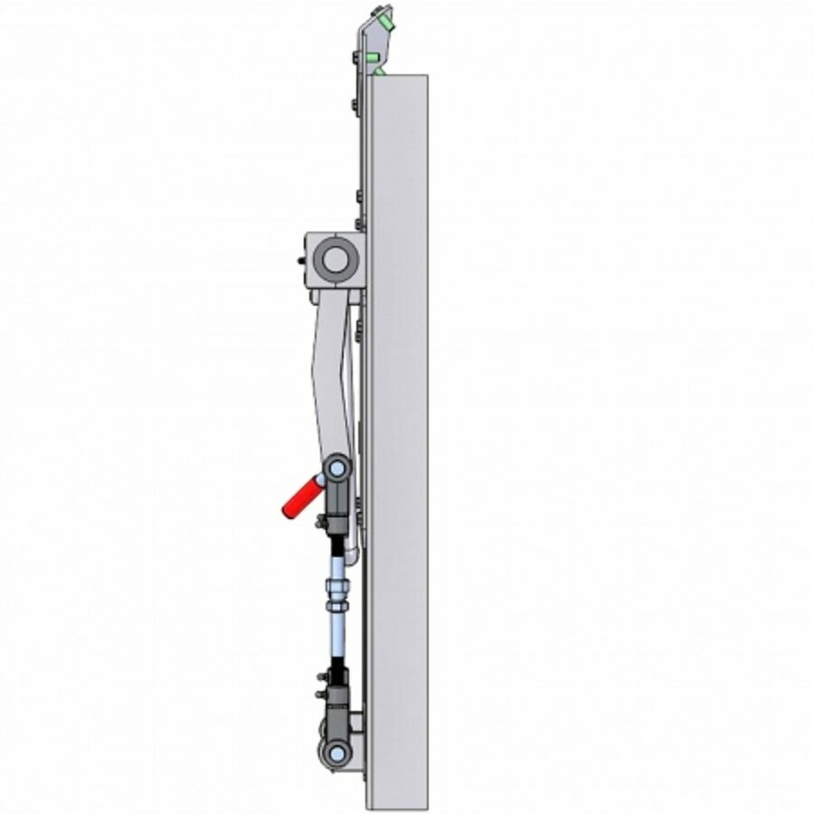 COAL DOOR ASSEMBLY 16", SHEET & POST