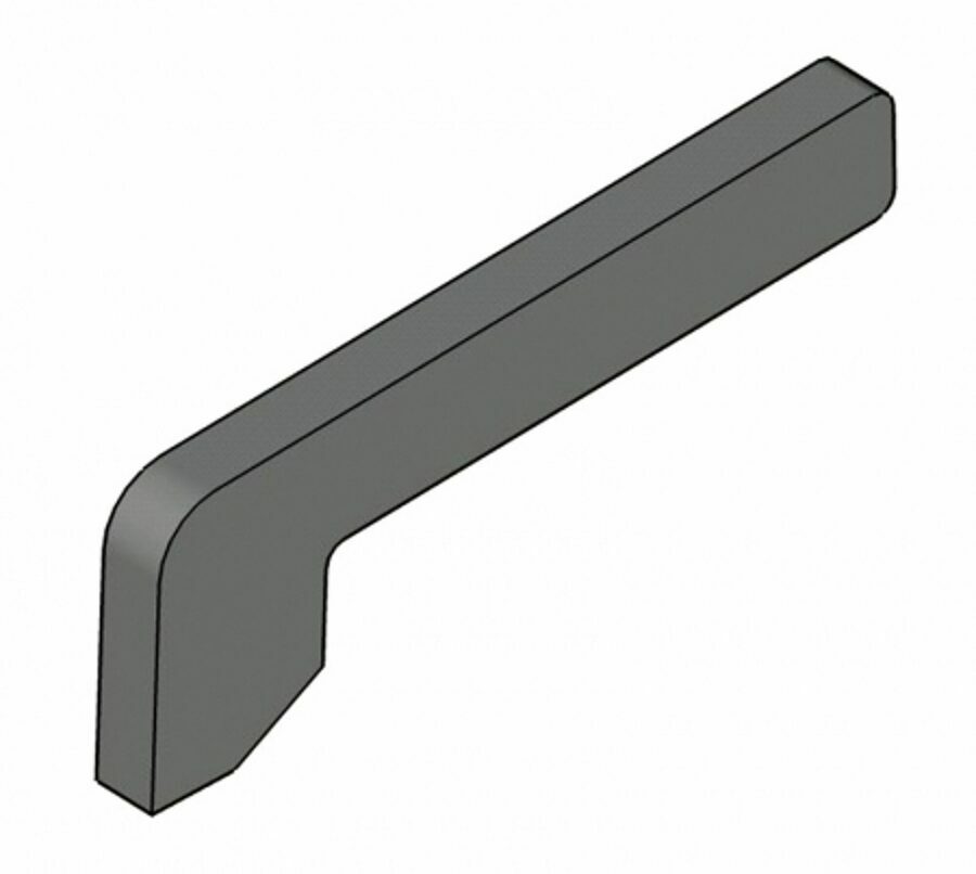 FC, BOTTOM HINGE, AIR ASSIST, 3 DEGREE REAR SLOPE