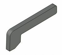 FC, BOTTOM HINGE, AIR ASSIST, 3 DEGREE REAR SLOPE