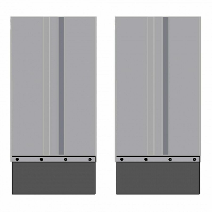 FLAPS FRONT & REAR OF FRONT TIRES, 42" OPTION