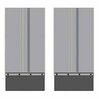 FLAPS FRONT & REAR OF FRONT TIRES, 42" OPTION