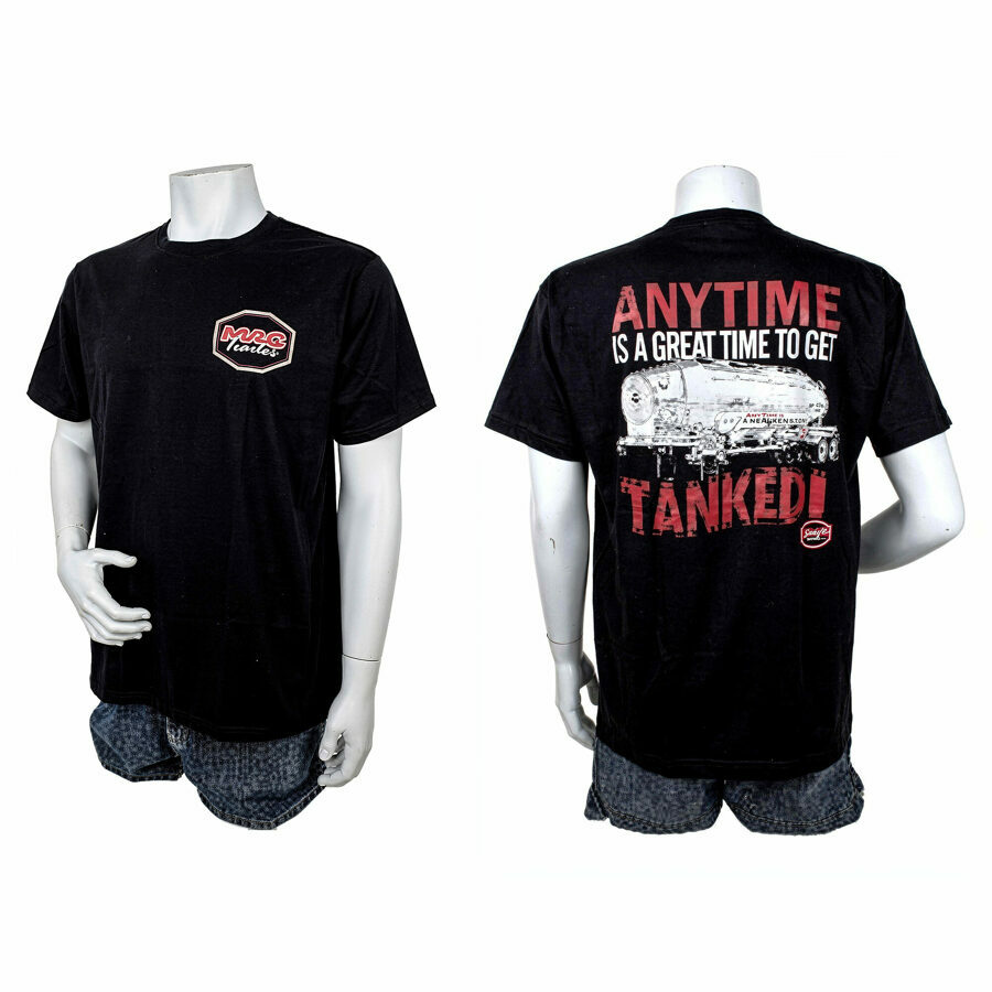 T-SHIRT TANKER BLACK 2X "CLEARANCE"