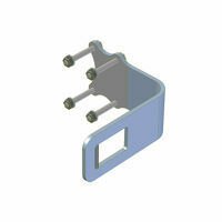 STEEL PADDLE LATCH ASSEMBLY, SHEET & POST MOVING FLOOR W/ SMOOTH SIDE GATE, W/ BOLTS