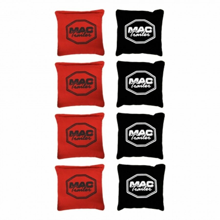 MAC CORNHOLE BOARD GAME SET, COMPLETE W/ TOSS BAGS