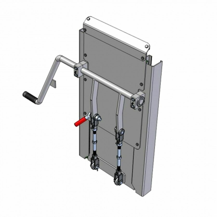 COAL DOOR ASSEMBLY 14", SHEET & POST