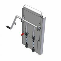 COAL DOOR ASSEMBLY 14", SHEET & POST