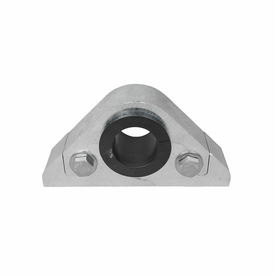 TWO PIECE BEARING BLOCK, ALUMINUM (USED WITH COAL DOOR AND HARDWARE BARS)