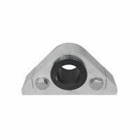 TWO PIECE BEARING BLOCK, ALUMINUM (USED WITH COAL DOOR AND HARDWARE BARS)