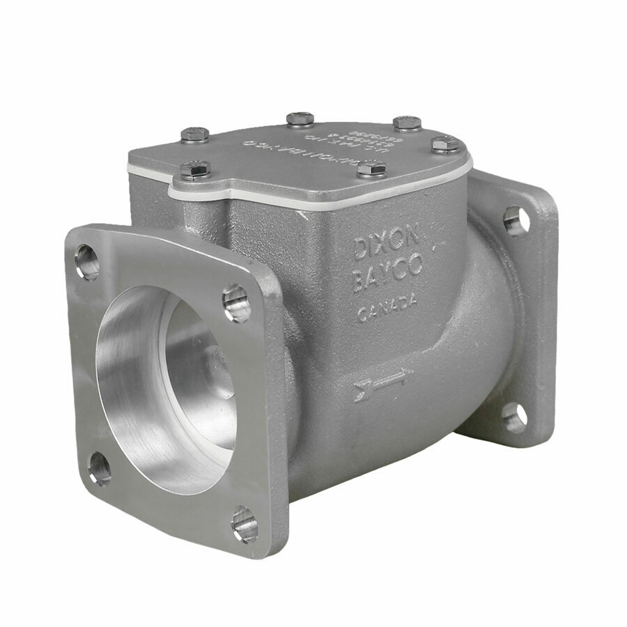 SWING CHECK VALVE 3" WITH SILICONE POPPET AND SPRING