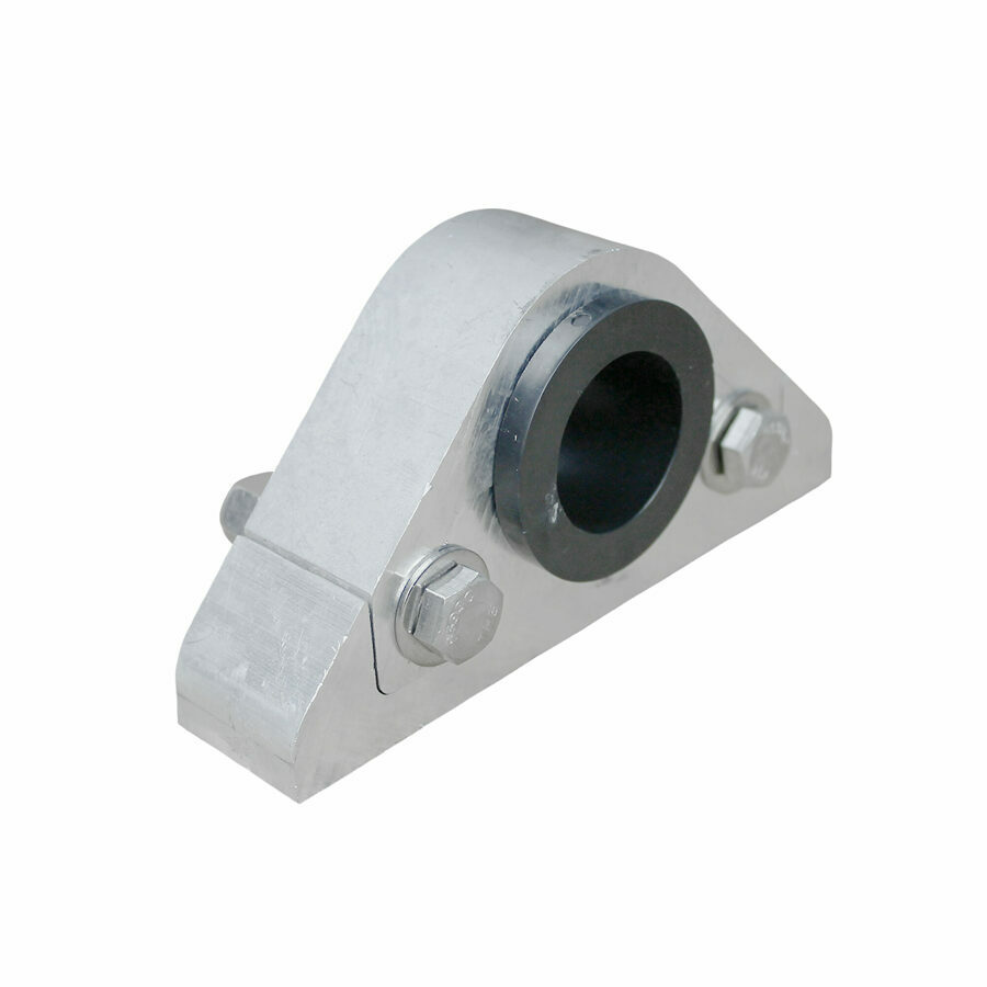 TWO PIECE BEARING BLOCK, ALUMINUM (USED WITH COAL DOOR AND HARDWARE BARS)