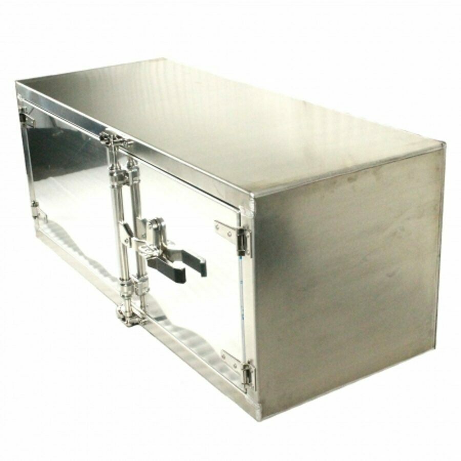 AERO TOOLBOX, 18" X 24" X 60", PASSENGER SIDE ALUMINUM DOUBLE DOOR W/ CAMLOCK