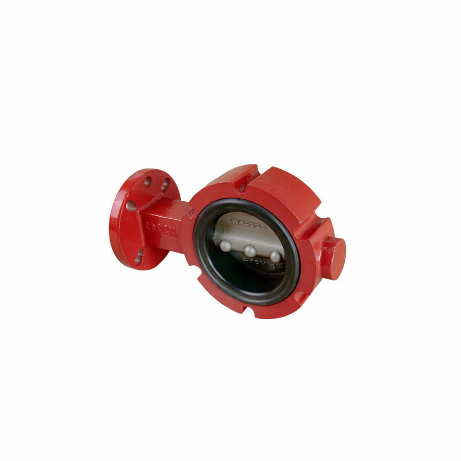 BUTTERFLY VALVE 3", 400 SERIES, CAST IRON, STAINLESS DISC, BLACK NITRILE