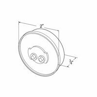 LAMP, 2" RED MARKER CLEARANCE MARKER GROMMET MOUNT