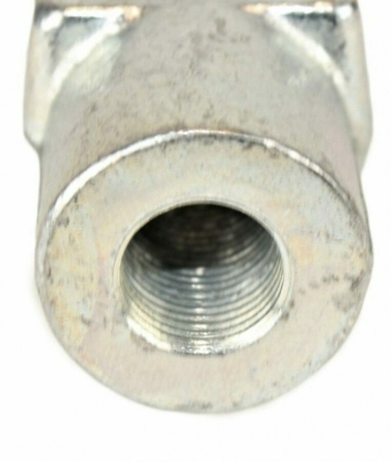 YOKE 5/8-18 1.25 OD ZINC (1010) 45 DEGREE, ELECTRO PLATED-FORGING