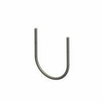 U-BOLT, 3/8 X 4IN PIPE, SS