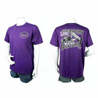 T-SHIRT ROUND BOTTOM PURPLE 2X