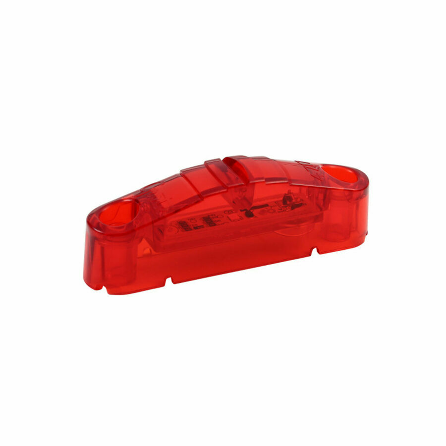 LED, 3" CENTER, RED LAMP, THIN-LINE CLEARANCE MARKER