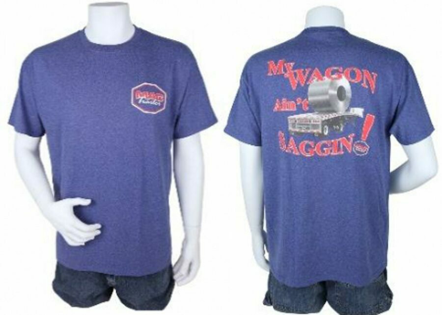 T-SHIRT WAGON VINTAGE BLUE 2X