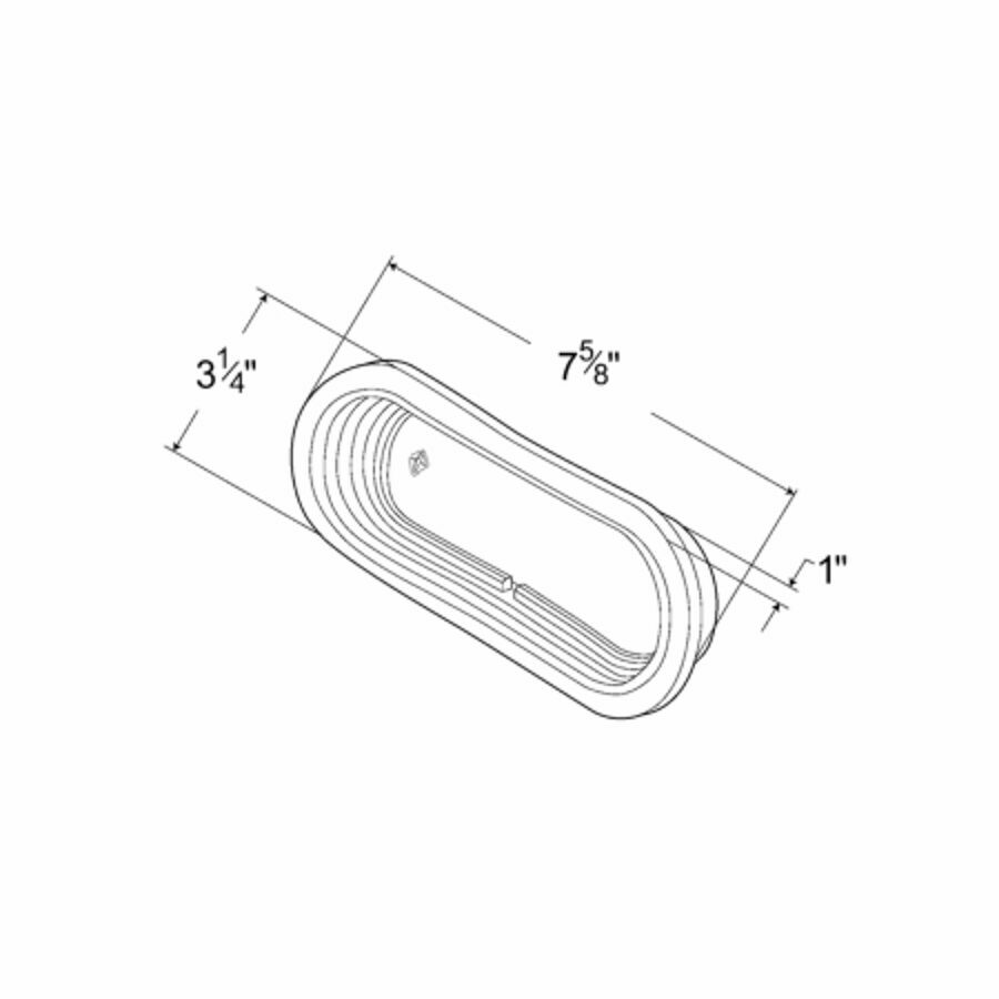GROMMET, CLOSED BACK OVAL, MODEL 60