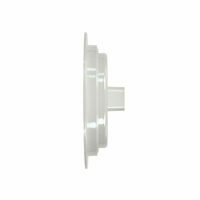 BACK UP LIGHT, SUPER 44 LED, 4" ROUND 6 DIODE, CLEAR POLYCARBONATE LENS, GRAY FLANGE MOUNT