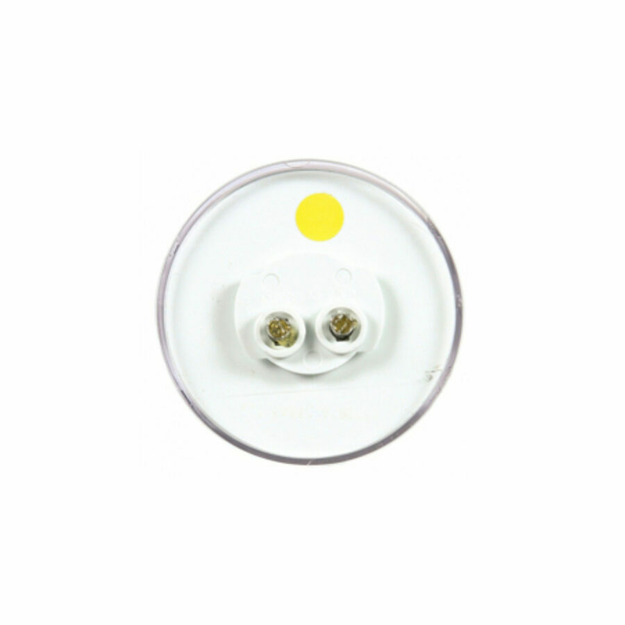 LAMP, LED 2-1/2", AMBER W/ CLEAR LENS SIGNAL STAT, 13 DIODE, PL-10, 12V