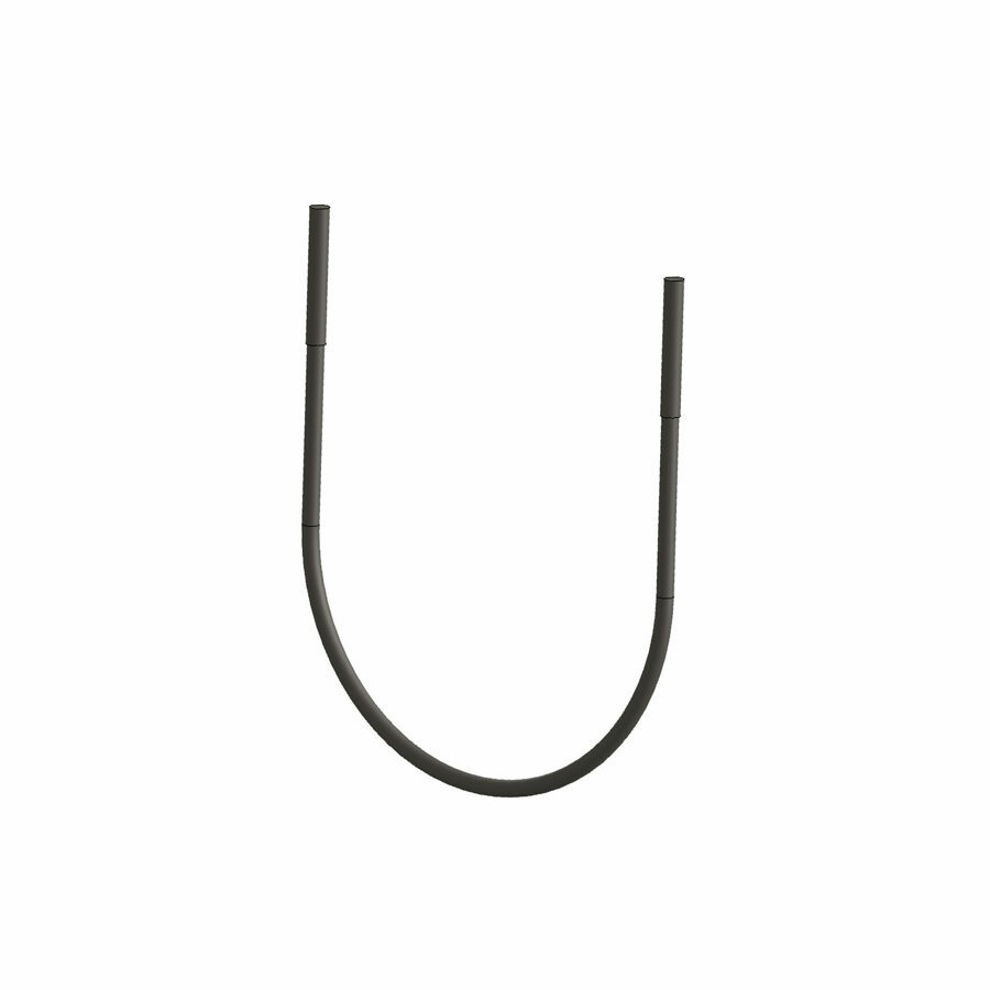 U-BOLT, 8IN PIPE, 3/8-16, STAINLESS STEEL